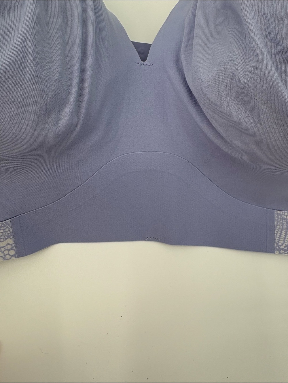 Evelyn & Bobbie Beyond Adjustable Wireless Bra Moonstone Lace Blue Purple XL - Picture 14 of 14